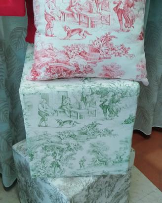 Cubi design Toile de Jouy 