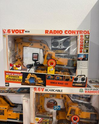 Escavatore caterpillar rc vintage