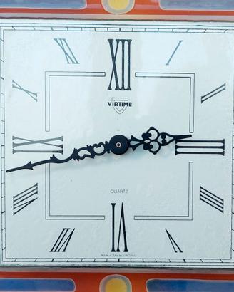 Orologio in vetro di murano perfetto da parete.