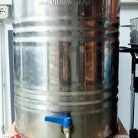 fusto in acciaio inox 