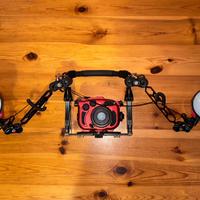 Attrezzatura fotografica subacquea completa