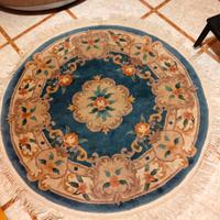 tappeto in lana floreale