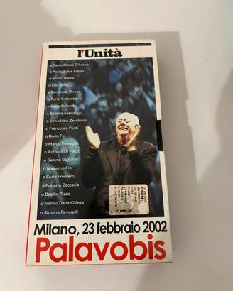 VHS videocassetta PALAVOBIS Milano 23 febbraio2002