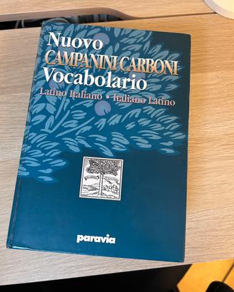 Vocabolario Ita-Lat / Lat-Ita Campanini Carboni