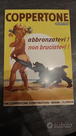 locandina vintage in legno 