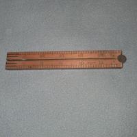 Metro pieghevole vintage Hockley Abbey – 50 cm