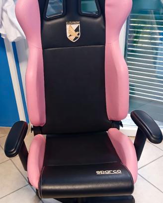 Sparco sedia gaming originale Palermo calcio