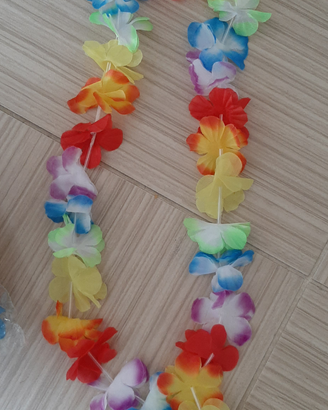 10 Collane fiori hawaiane nuove