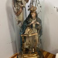MADONNA DELL 800 IN CAMPANA DI VETRO
