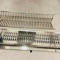 Scolapiatti in acciaio inox