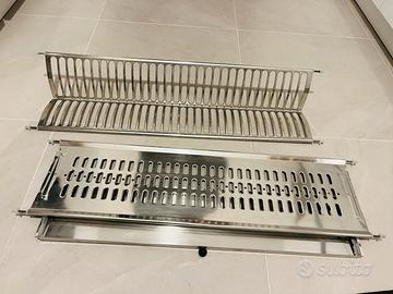 Scolapiatti in acciaio inox