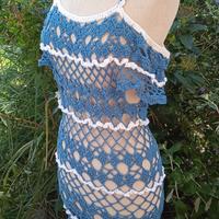 copricostume uncinetto fatto a mano 