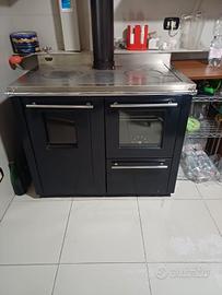 Cucina/stufa a legna moderna