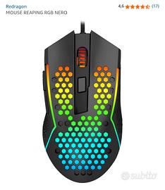 Mouse Gaming RGB Nero