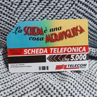scheda Telefonica Telecom  la scheda è una cosa me