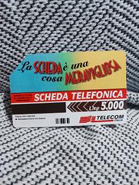 scheda Telefonica Telecom  la scheda è una cosa me