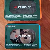 Set frese a tazze  legno lamiera pietra Parksid