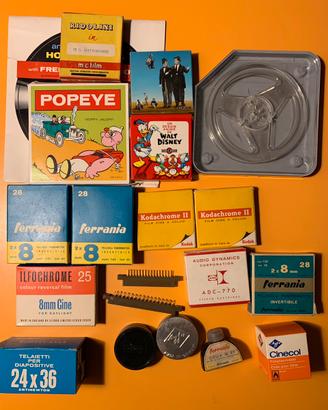 Materiale vintage pellicole da film e diapositive