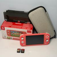 Nintendo switch Lite con 2 giochi e custodie