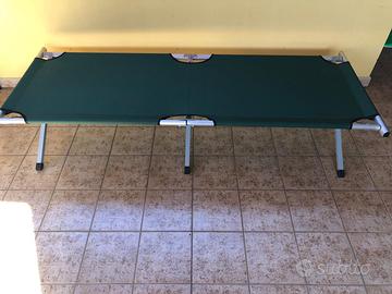 Lettino da campeggio in alluminio