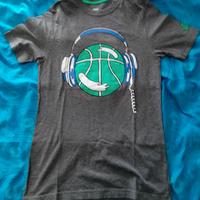 Nike t-shirt originale grigio con stampa tg.s