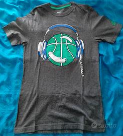 Nike t-shirt originale grigio con stampa tg.s