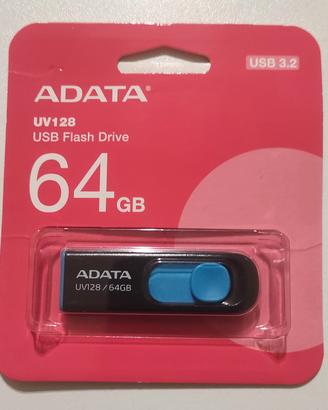 Pendrive USB Adata UV128 da 64 GB USB 3.2