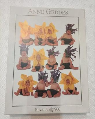 Puzzle Anne Geddes "Bambini in fiore" - 900 pz