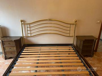 Letto ottone anni 80