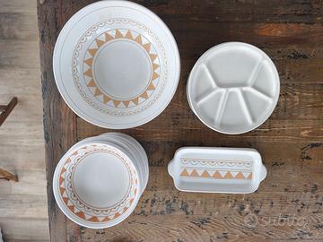 servizio da 6 artigianale Ceramica Pasella sardegn