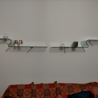 Mensole in cristallo