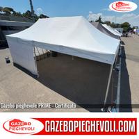 Gazebo pieghevole 6x3 alluminio feste eventi pvc