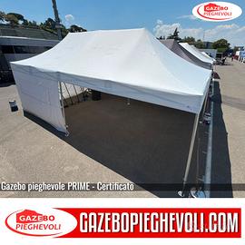 Gazebo pieghevole 6x3 alluminio feste eventi pvc