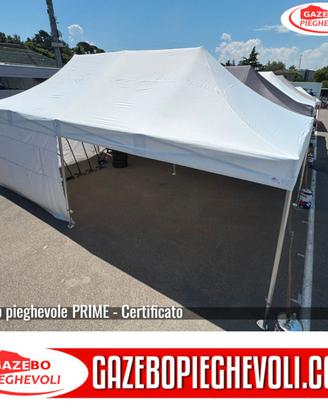 Gazebo pieghevole 6x3 alluminio feste eventi pvc