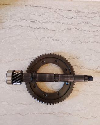Pignone e corona 13/58 fiat 5 marce