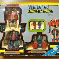 Robot Trasformers KING DAM Tre-in-uno anno 80