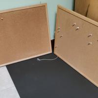 Coppia di Bacheca in Sughero + Cornice in Legno