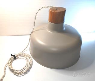 Lampada a sospensione Bunkeflo, bianco/betulla, 36