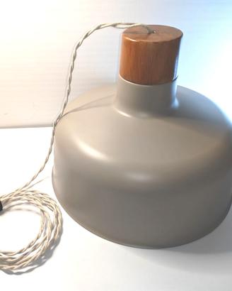 Lampada a sospensione Bunkeflo, bianco/betulla, 36