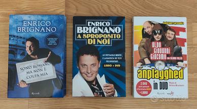 Enrico Brignano+Aldo Giovanni e Giacomo libro+dvd
