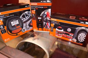 Osram Battery Charge Tyre inflate e Tyre seal