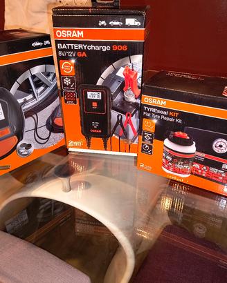 Osram Battery Charge Tyre inflate e Tyre seal