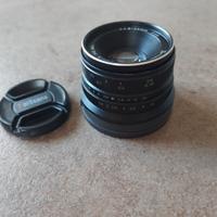 Obiettivo 7Artisans 25mm f1.8 Sony E-mount
