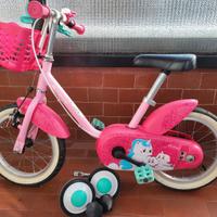 Bicicletta bambina BTwin Unicorn da 14 pollici 