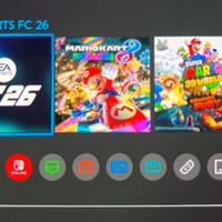 Nintendo Switch con giochi