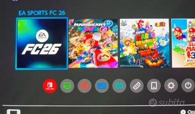 Nintendo Switch con giochi