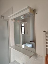 Pensile bagno con specchio 