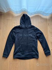Felpa con cappuccio Carhartt logo tono su tono 👕