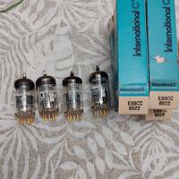 4 valvole E88CC  6922 RCA Gold PIN 