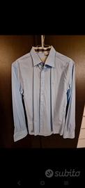 camicia Burberry celeste tg. L